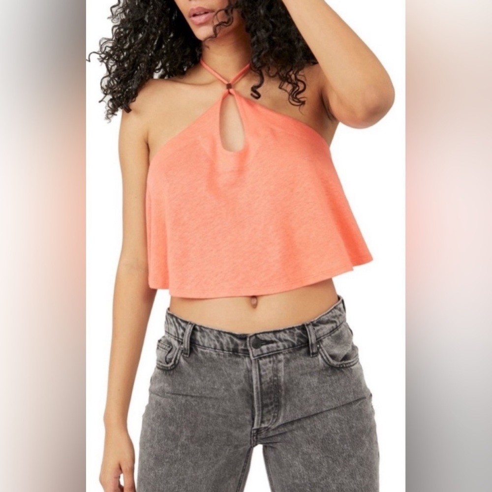 NWT Free People halter crop top